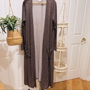 LulaRoe Sarah long cardigan size XS
